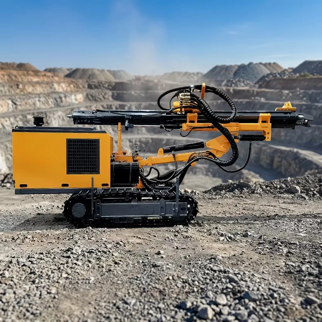 Diesel-Powered Rotary Hydraulic Mine Drilling Rig with Easy Operation for Open Use