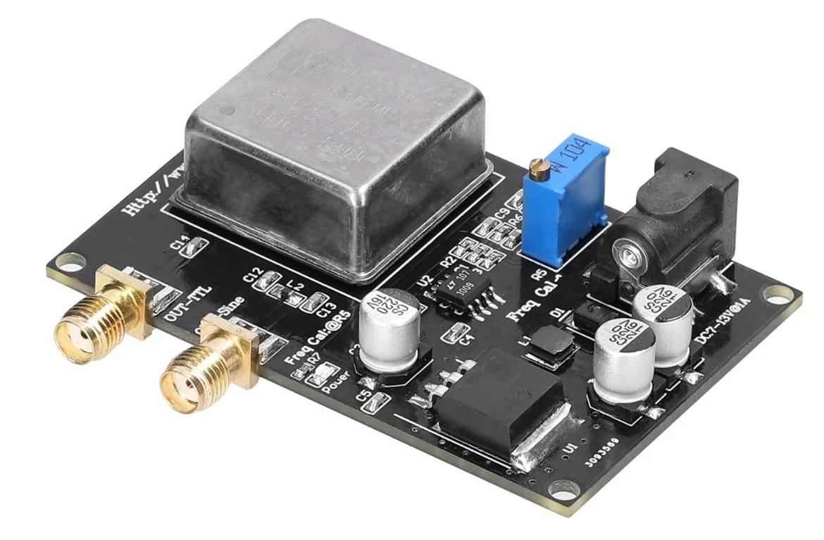 

10MHz OCXO frequency reference source sine wave square wave frequency fine tuning