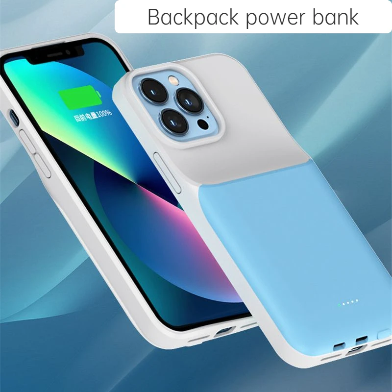 20000mAh Wireless Power Bank Battery Charger Case for iPhone 13 13mini 13pro Max Back Clip Cover Case Fast Charge Powerbank