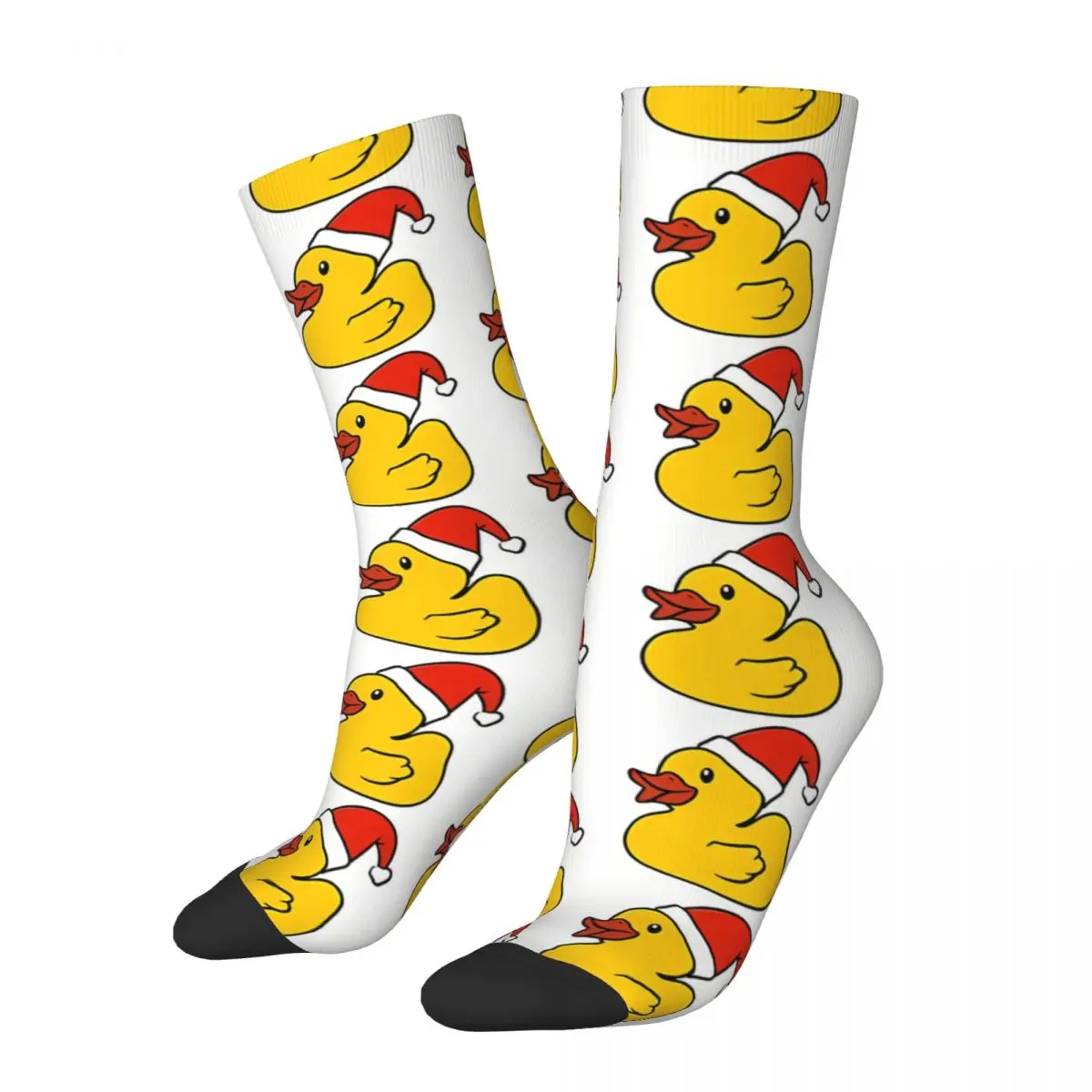 

Christmas Rubber Duck Cute Socks Male Mens Women Spring Stockings Hip Hop