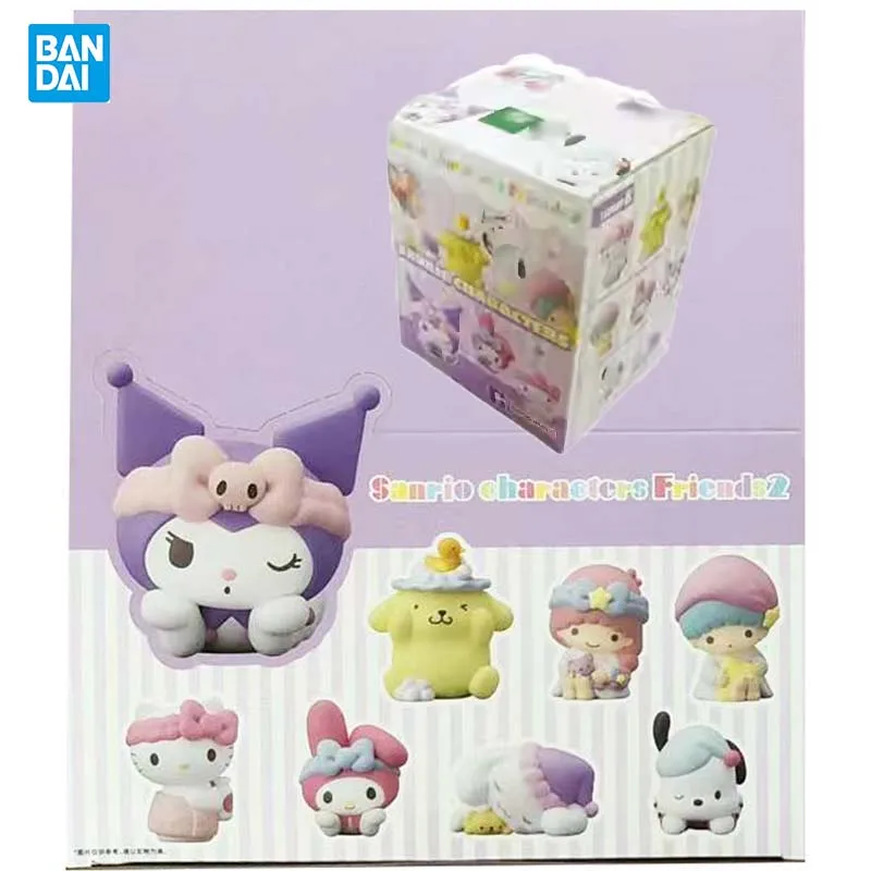 Bandai Digimon Gacha kapsułka pudełko z niespodzianką Sanrio PomPomPurin moja melodia Kuromi Pochacco Gashapon Anime figurka zabawka dla kolekcjonerów