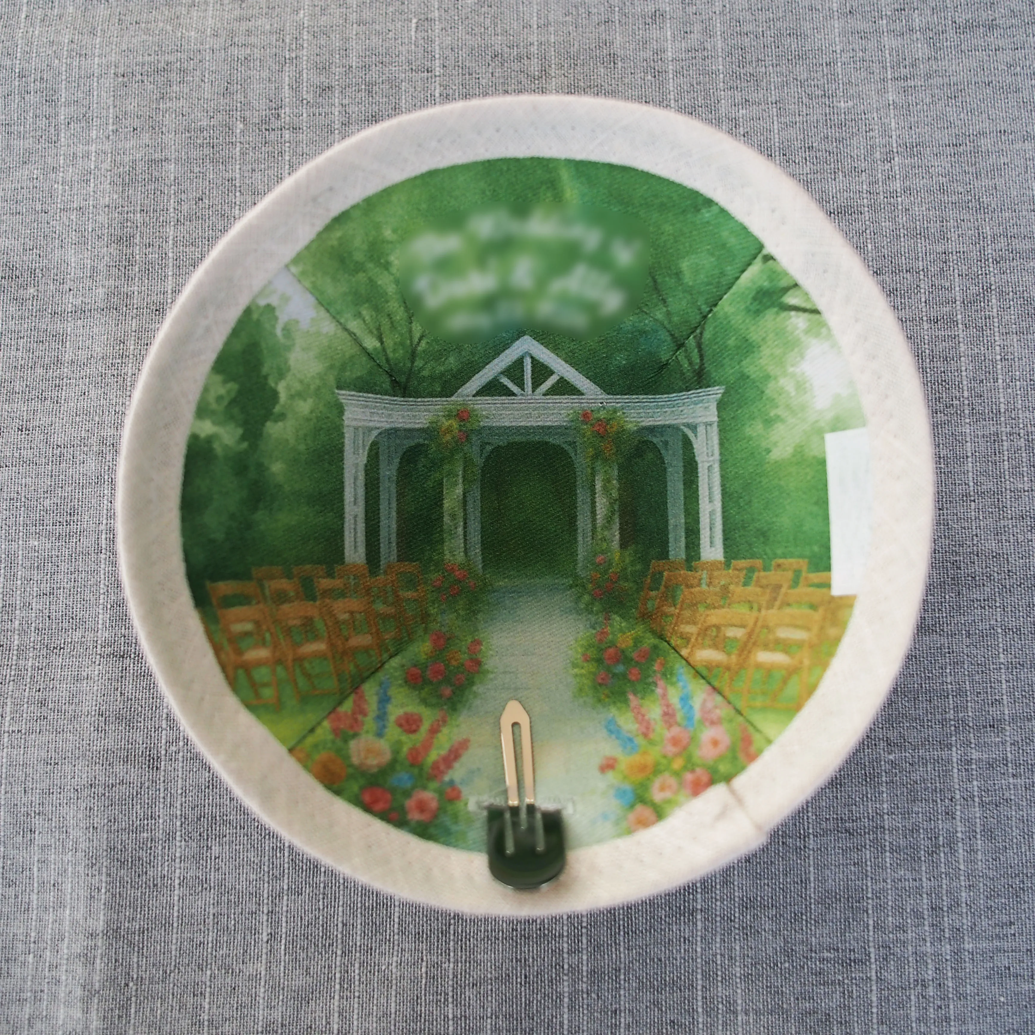 Custom Jewish Yarmulke Wedding Kippot - usage example