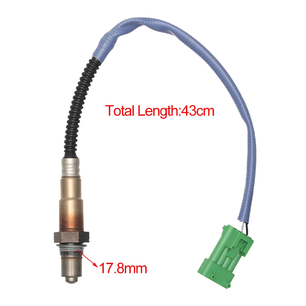 0258006028 Sensor de oxígeno de cuatro cables para motocicleta Bajaj Peugeot 206 307 406 607 Duke 200/250/390