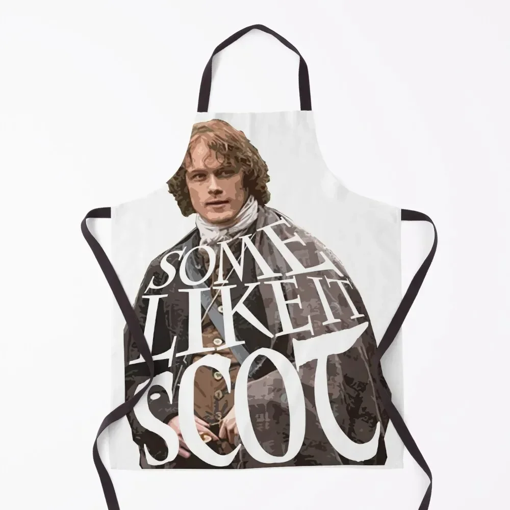 

Some Like It Scot - Outlander Jamie Fraser Apron Hairdressing Teacher kitchen woman Apron