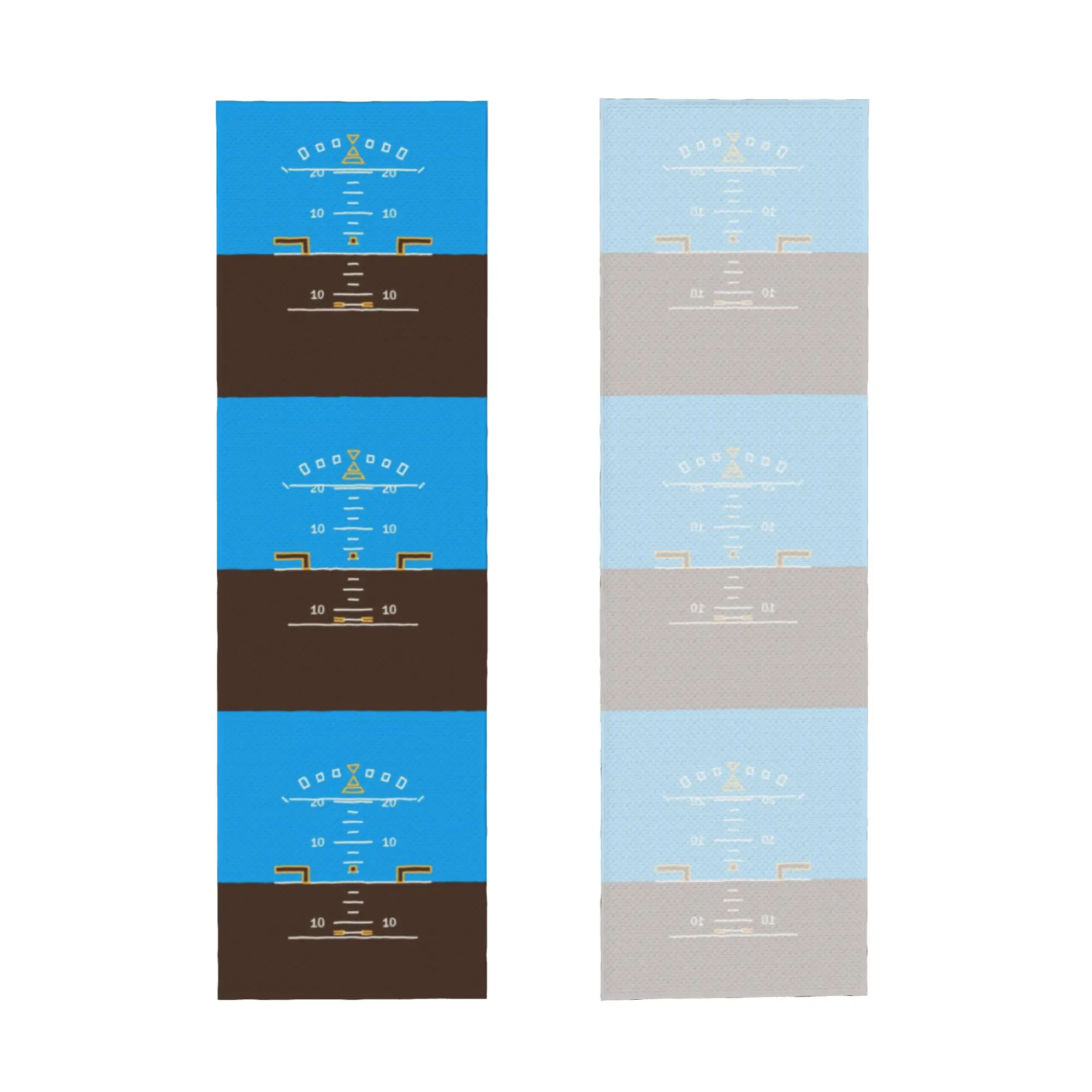 Attitude Indicator Cold Exercise Towel Quick Dry Face Towel Flight Pilot Airplane Aviation Aviator Bath Towels