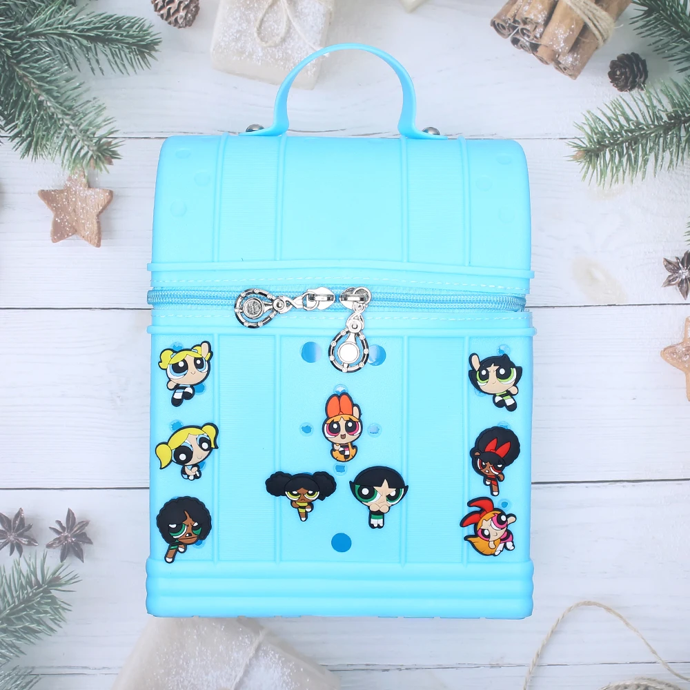 Bestseller 18-100 Stück Potdemiel Cartoon Fliegendes Mädchen Serie PVC Schuhzubehör DIY Abnehmbare Wasserdichte Schuhdekoration Geschenke – Detail 6