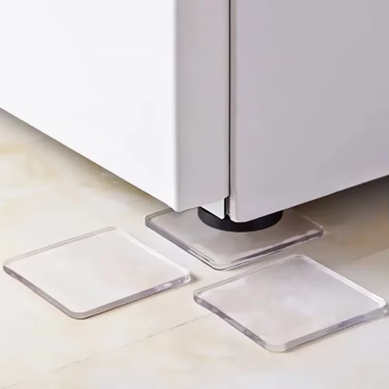Self Adhesive Transparent Shock Absorbing Pads Anti Slip Silent Vibration Isolation Mats Non Slip Buffer Pads For Furniture