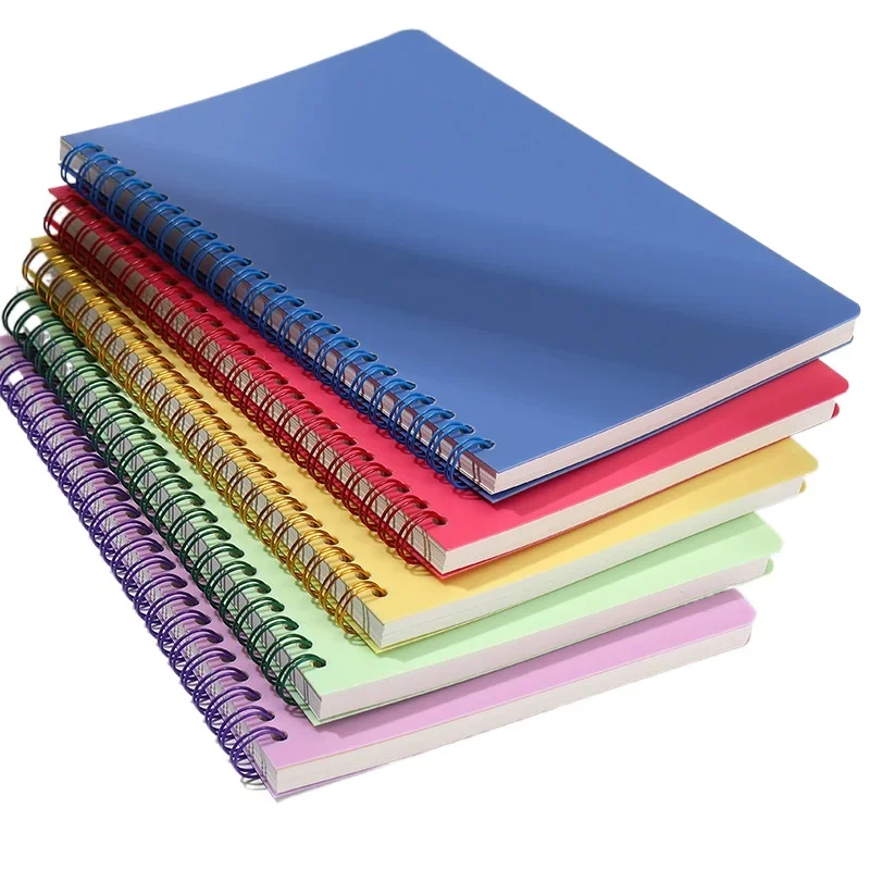 

PP Frosted Cover Notebook with 80 Sheets of Inner Pages Stationery Books for Office A5 Notebooks for Students