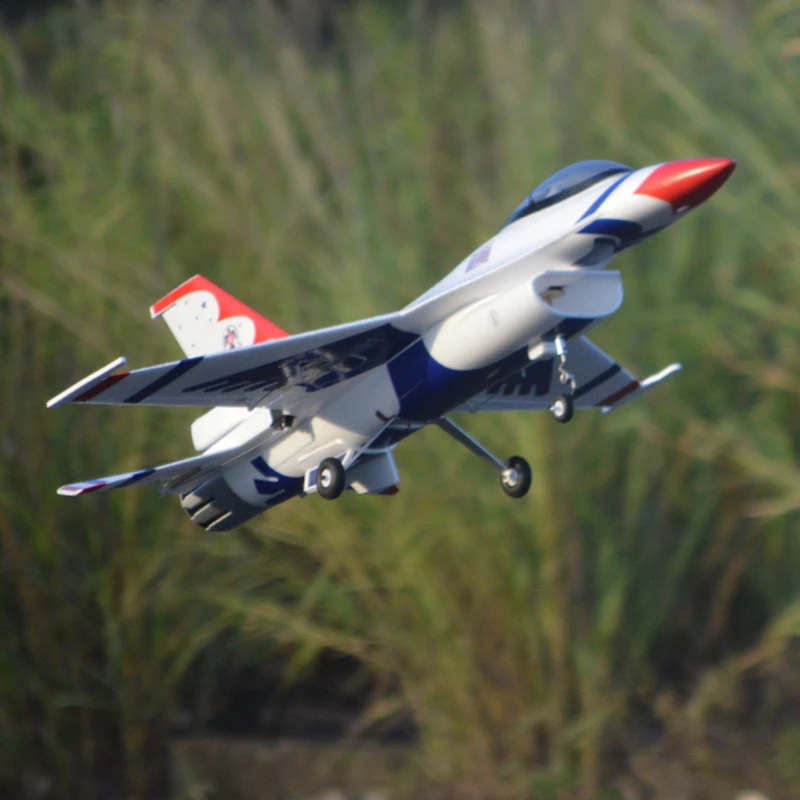 Hookll Model 70mm EDF Plane Jet F16 Fighting Falcon Thunderbird RC Airplane Toy