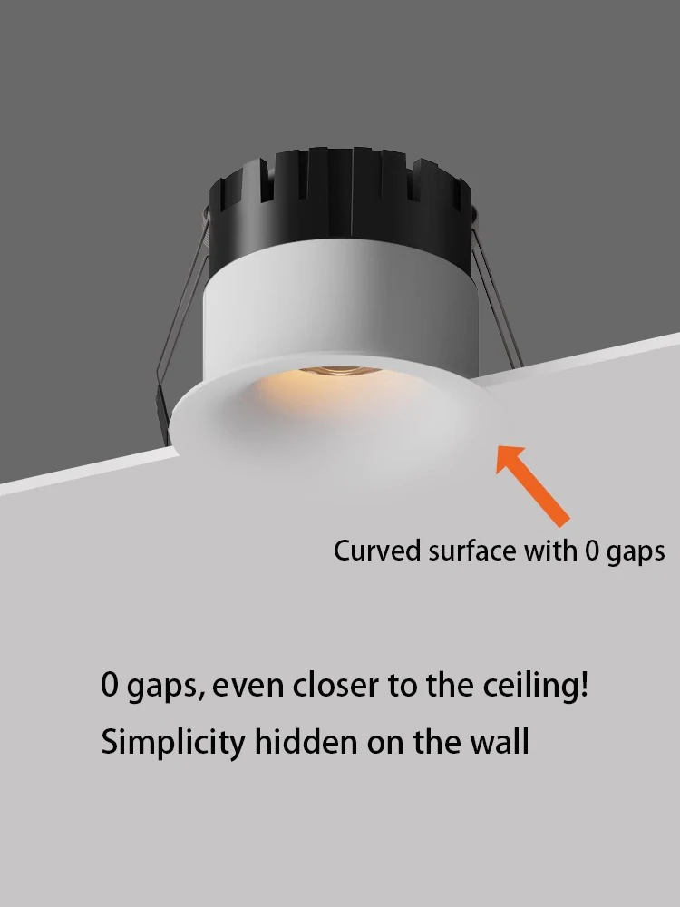Led スポットライト凹型小さなビーム角スポットライト 3 8 15 度天井ランプ開口部 35 45 55 75 ミリメートル雰囲気 Foco 照明