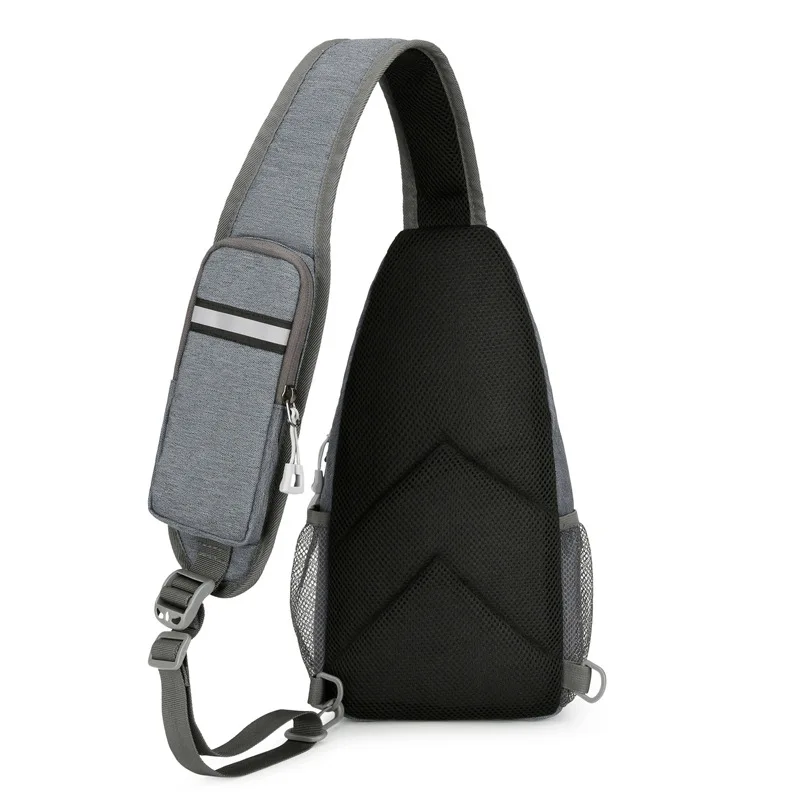New Men's Crossbody Bag, Fashionable and Multi-functional Chest Bag, Fresh Single-shoulder Bag for Outdoor Leisure Travel