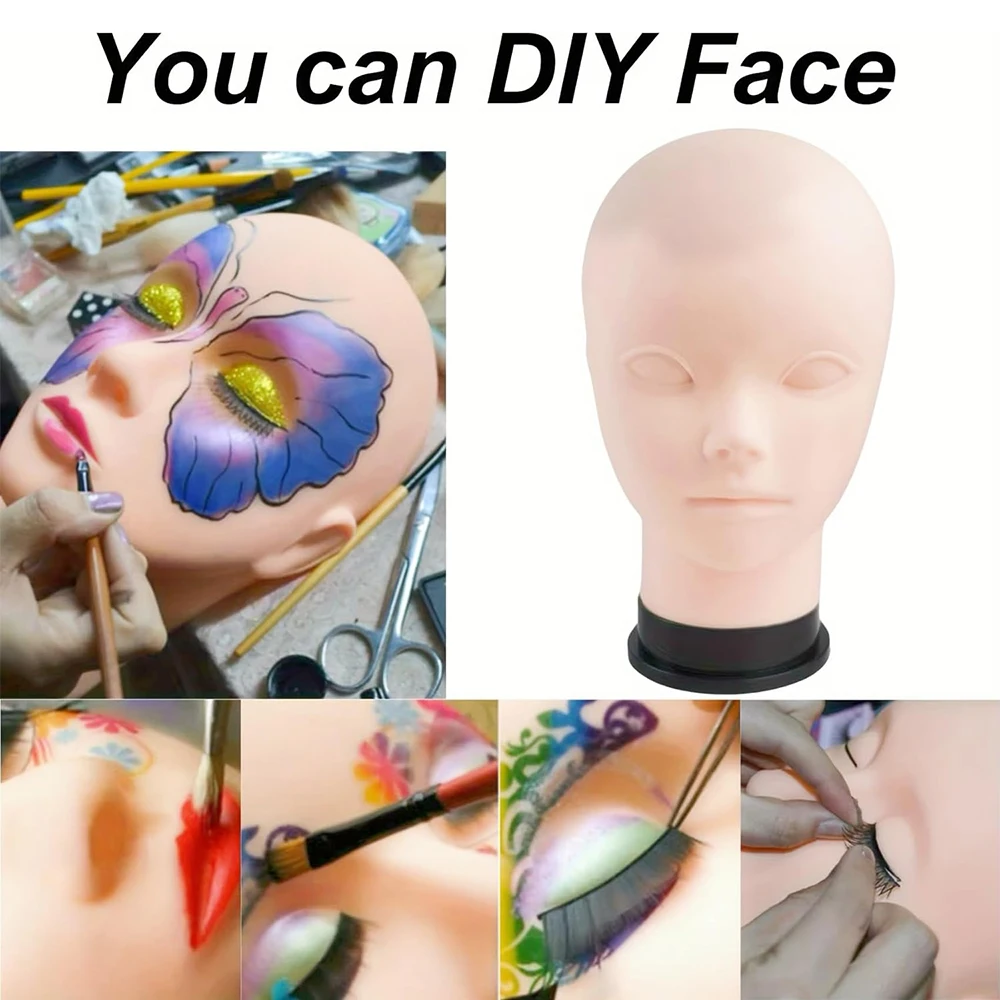 Mannequin Head for Wigs, Bald Doll Head for Makeup or Wig Making | Wig Mannequin Head, Mannequin Head for Makeup Practice