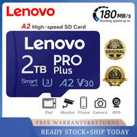 Lenovo 2TB 1TB Memory Card Class10 A2 Micro SD Card 128GB 256GB 512GB Cartao De Memoria SD Card For Drone Camera Nintendo Switch