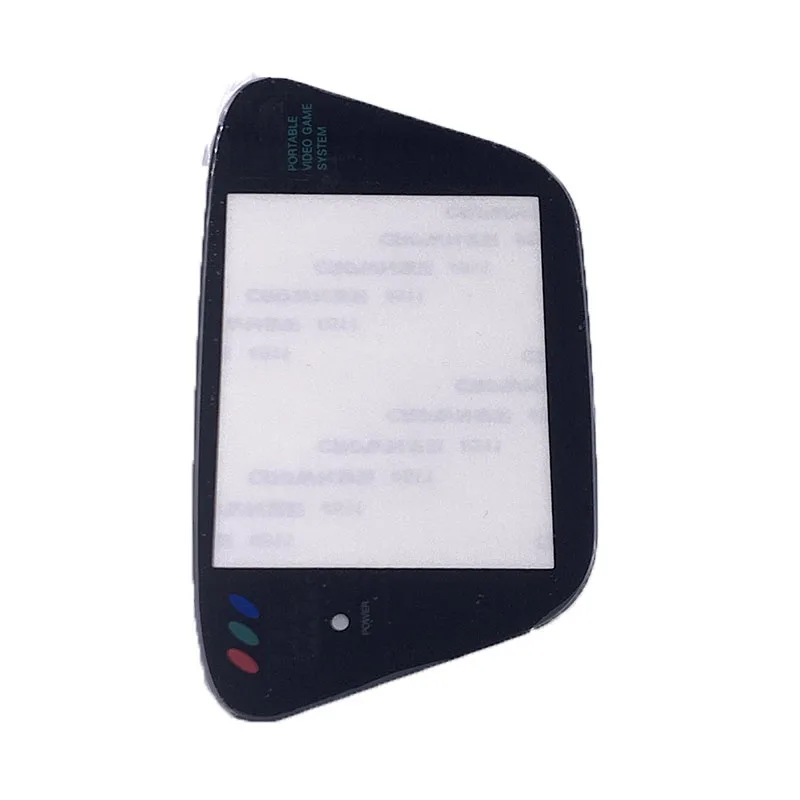 1-5 قطعة غطاء عدسة الشاشة الزجاجية السوداء لواقي شاشة وحدة التحكم Sega Game Gear GG