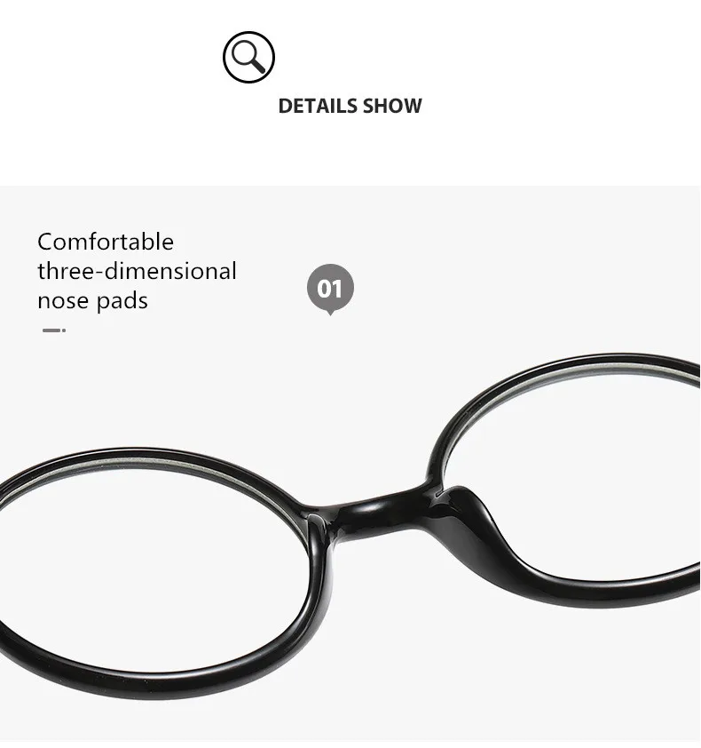 Runde Anti Blau Licht Lesebrille Frauen Männer Vintage Holzmaserung Hyperopie Presbyopie Brillen Dioptrien Brillen + 1,0 1,5 2,0 – Detail 13