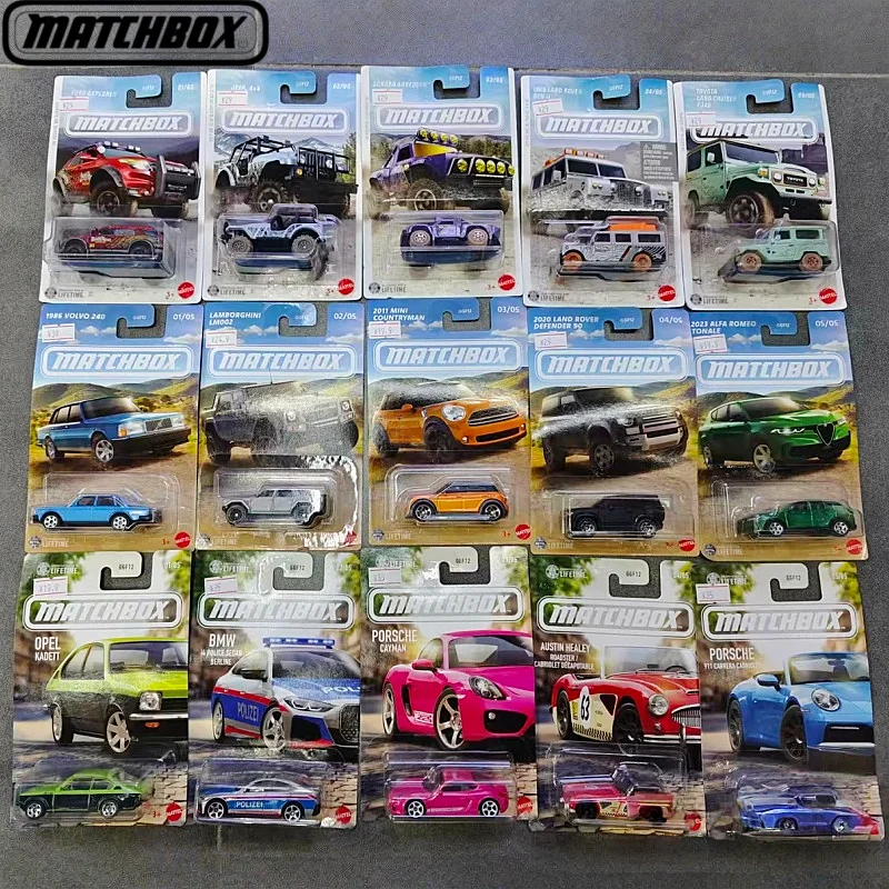 

В наличии: Коллекционные модели машинок Matchbox GGF12-25L City Hero Transportation Series из сплава: BMW, Land Rover, Porsche, Mustang. Сюрприз-модели.