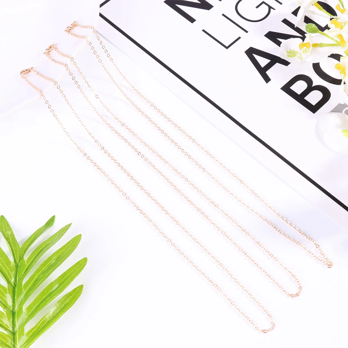 

10Pcs Cross Chain Necklace Stylish Simple Durable Jewelry Gift Necklace for Women Elegant Neck Accessories Neck Accessories