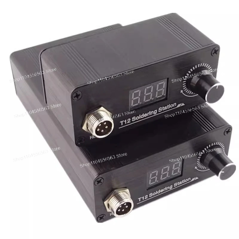 Smart T12 Soldering Station, High Power Digital Display Adjustable Temperature Iron for Repair and Welding Tools