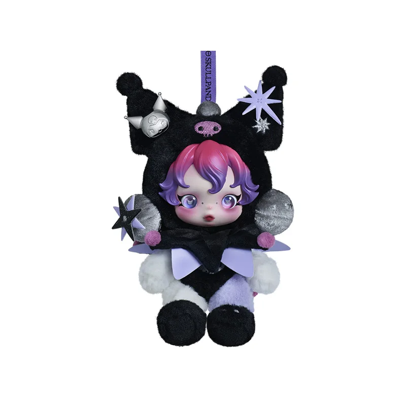 本物のポップマート スカルパンダ×メロディ クロミシリーズ ぬいぐるみ
