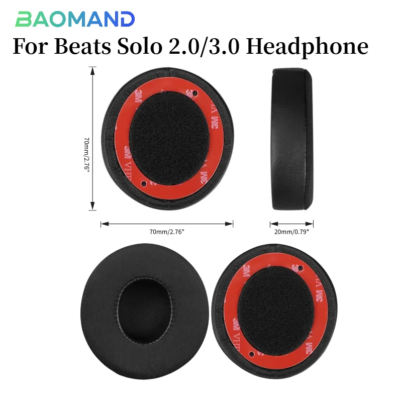 

Earphone Ear Pads For Beats Solo 2.0/3.0 Earpads Sponge Soft Foam Cushion Replacement Headphones Accessories