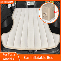 For Tesla Model Y Inflatable Air Mattress Outdoor Camping Inflatable PVC Flocking Fabric Car Travel Bed