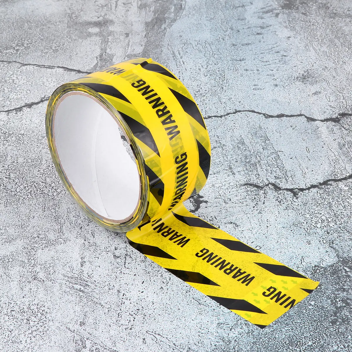 

Рулон противоскользящей сигнальной ленты ярко-желтого и черного цвета, промышленного класса, с клейким слоем, для дорожных и рабочих зон