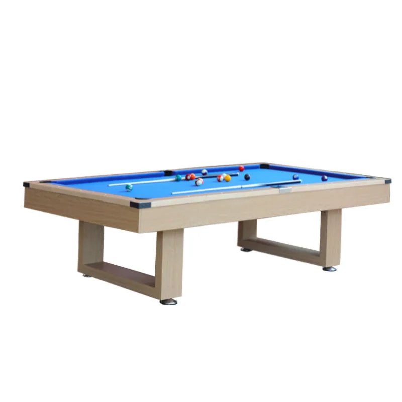 Standard Billiard Table, Household Indoor Adult American Black 8 Commercial Marble Billiard Table Multifunctional Case
