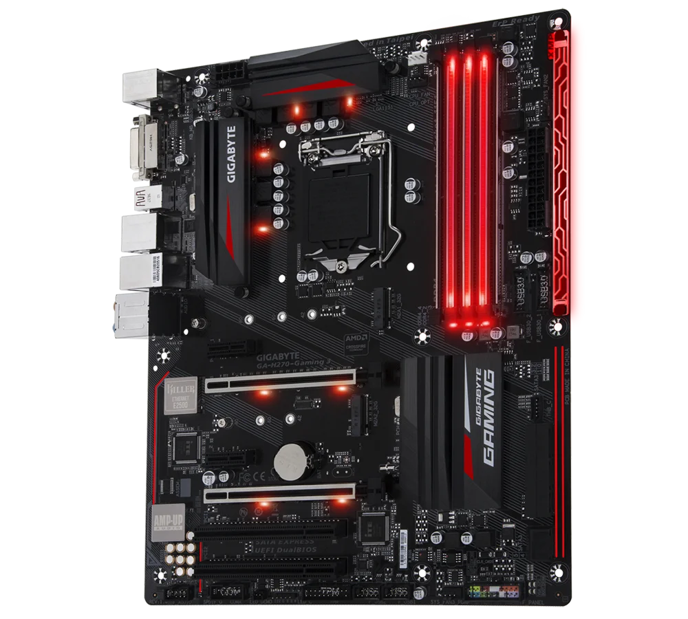 Imagem -02 - Gigabyte-placa-mãe Intel Crossfire Atx Ddr4 de Vias Ga-h270-gaming Lga1151