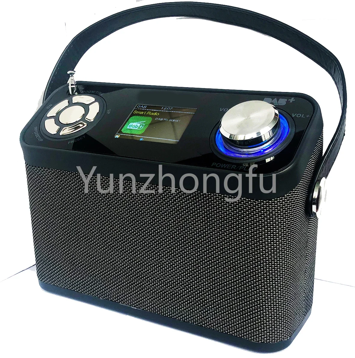 High Quality Customized Dab+digital 2.4inch TFT LCD Colorful Display Home Radio Kitchen Radio