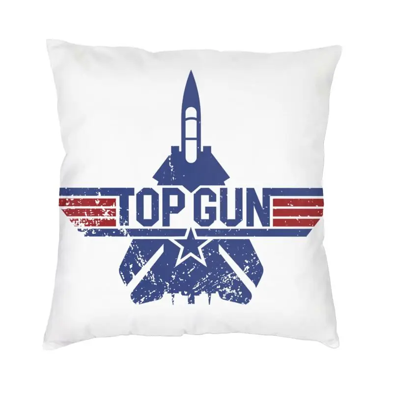 Top Gun Air Force Fighter Jets Luxury Pillow Cover Decoracion Salon Case Maverick Movie Chair Cushion