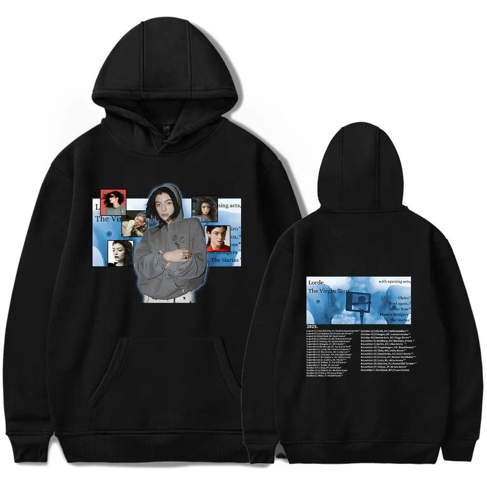 

Lorde Logo Hoodies Women Men 2025 New Fashion HipHop Long Sleeve Sweatshirts