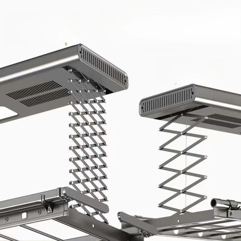 

Balcony lifting electric drying rack, hidden embedded intelligent voice control automatic lifting balcony drying rack