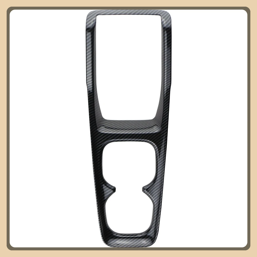 تقليد ألياف الكربون الداخلية والعتاد التحول غطاء حامل الكأس الكسوة ل BYD دولفين ميني ل BYD النورس 2024 2025 #5