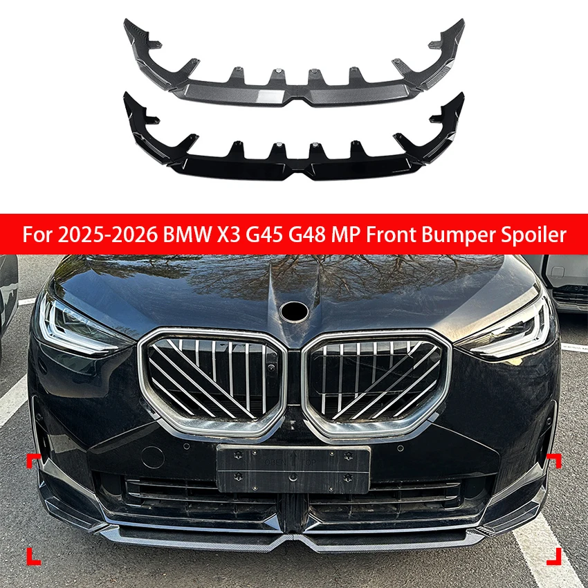 

Для 2025-2026 BMW X3 G45 G48 MP автомобильный передний бампер, спойлер, сплиттер, накладка, аксессуары