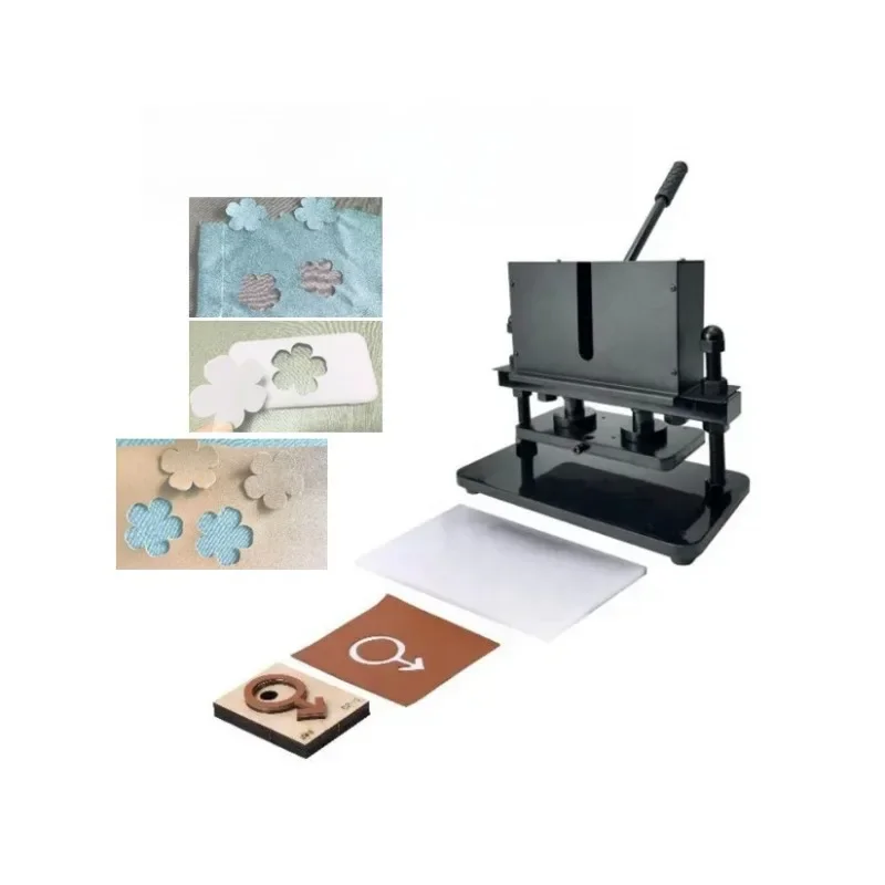 commercial handmade cardboard die-cutting machine small leather