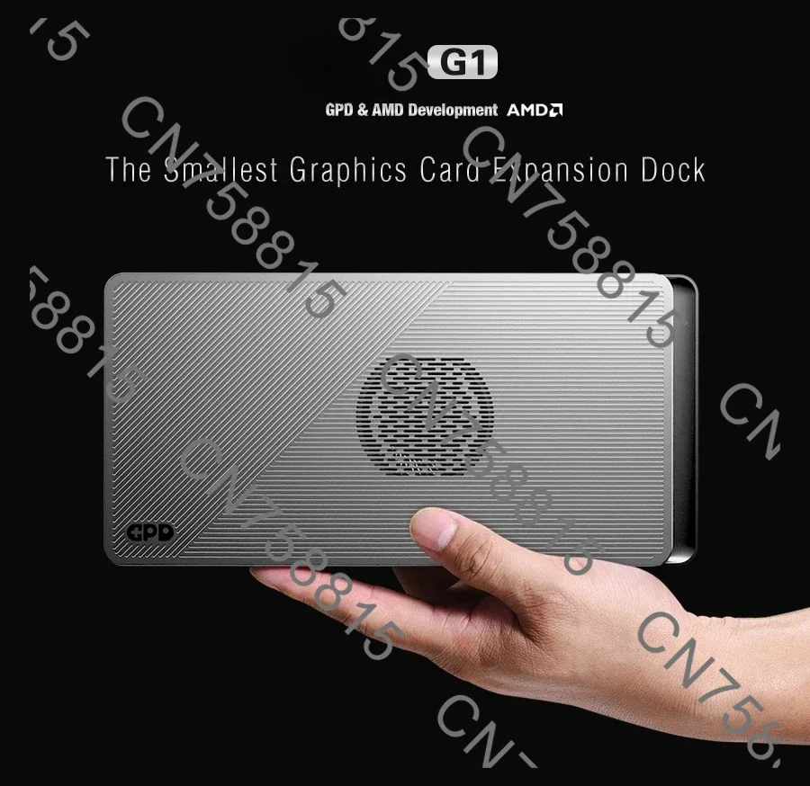 Thunderbolt 4 New GPD G1 Smallest Graphics Card Expansion Dock AMD Radeon RX 7600M XT，Mobile Graphics, 8GB GDDR6, Oculink, USB4