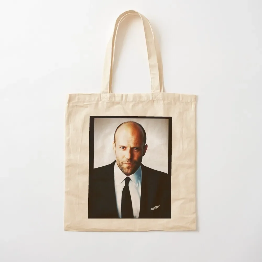 

jason statham Tote Bag Canvas shoulder bag Portable shopping bag custom canvas tote canvas