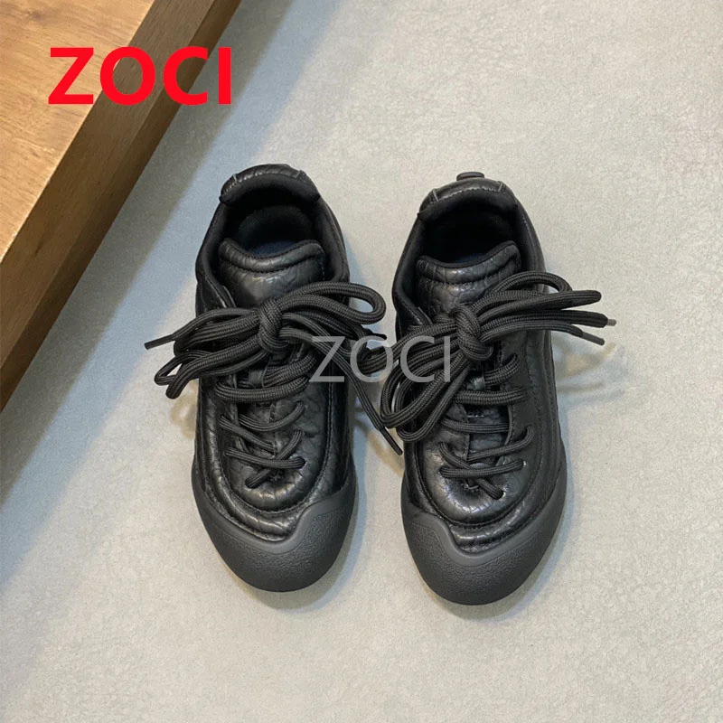 Autumn 2024 New Genuine Leather Casual Shoes Lightweight High Luxury All-match Unisex German Training Shoes Flat sneaker