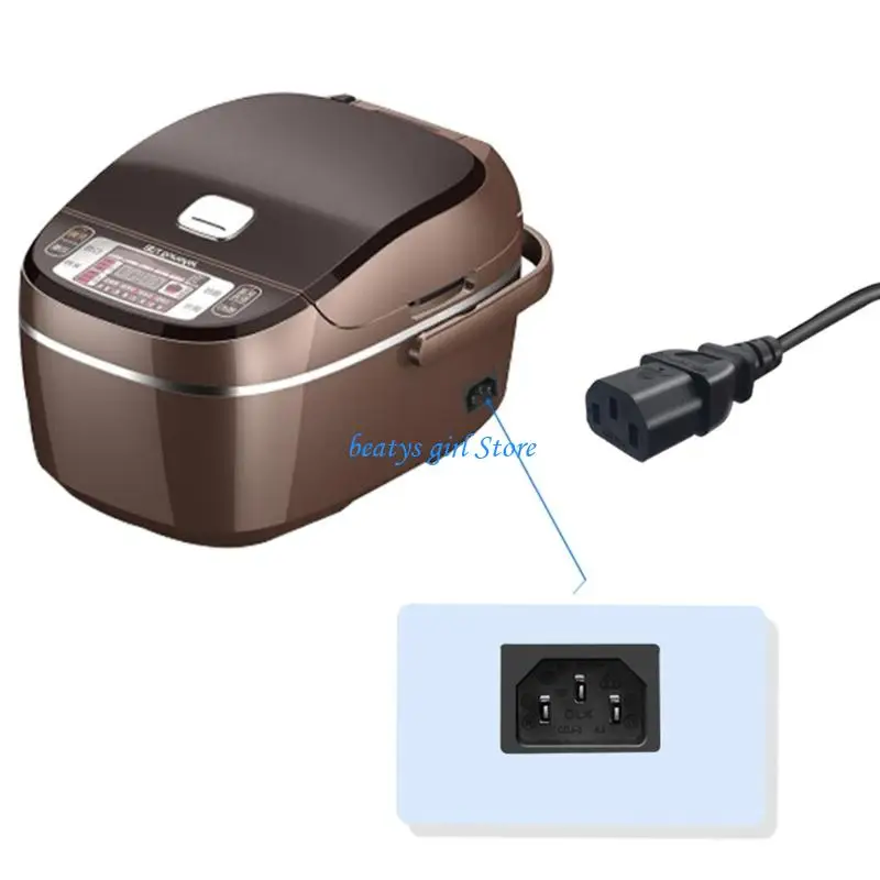C7AB C14 to C13 Power Cord 30cm 60cm for Computer Monitor UPS Server