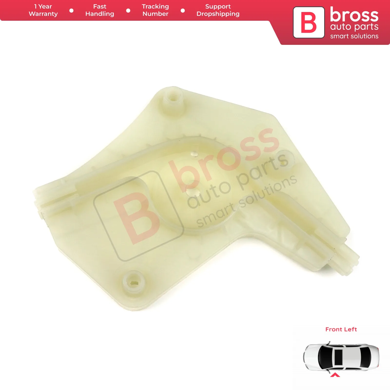 

Bross Auto Parts BWR5302 Window Regulator Wheel House Cover Front Left 2197200946 for CLS W219 Made in Turkey