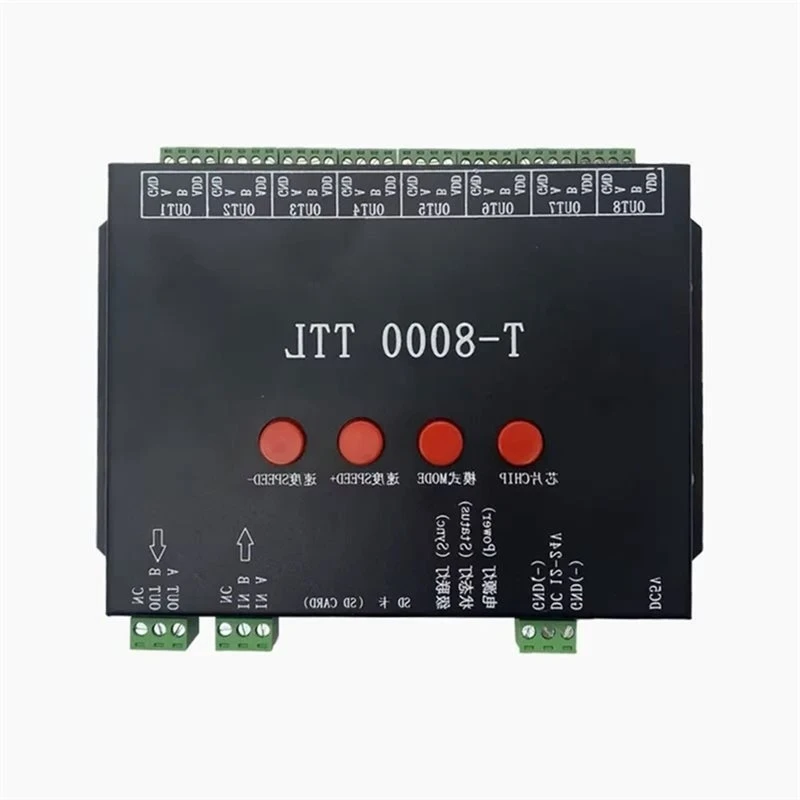 A04G-T-8000 TTL Programble LED Pixel Controller For Strip Lights