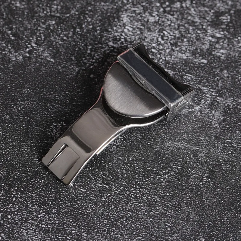 High Quality Watch Band Buckle For Tudor Rubber Strap 18mm Stainless Steel Folding Clasp Metal Button Watch Accessories