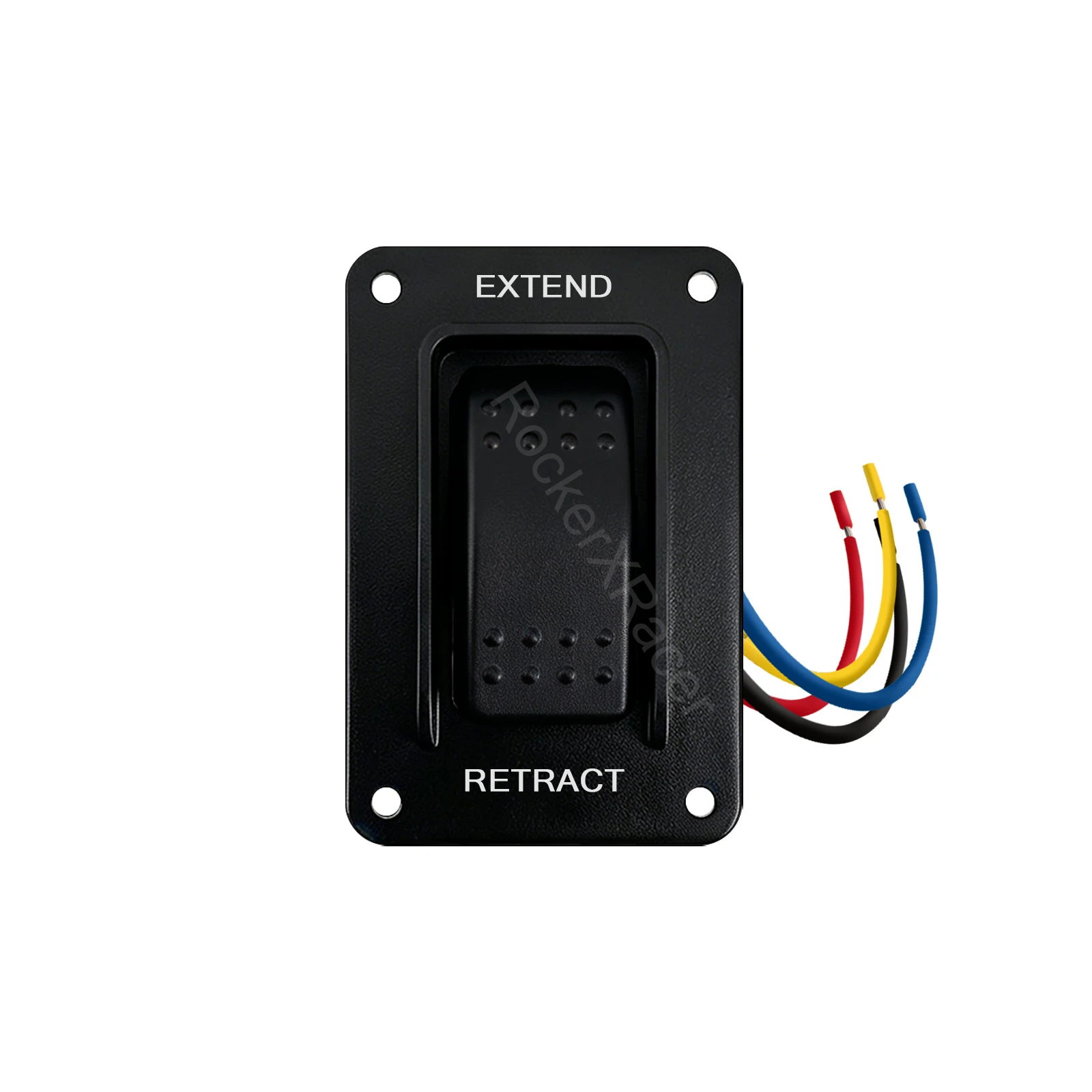 12V Reverse Polarity Rocker Switch Panel (ON)-OFF-(ON) For RV Power Jack Linear Actuator Winch Motor Extend Retract Up Down