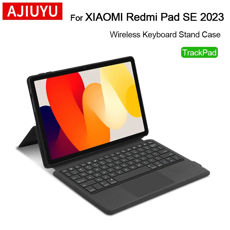 

AJIUYU Redmi Pad Se Держатель клавиатуры для планшета XIAOMI RedMi Pad SE 11 дюймов 2023 Чехол для беспроводной клавиатуры с трекпадом
