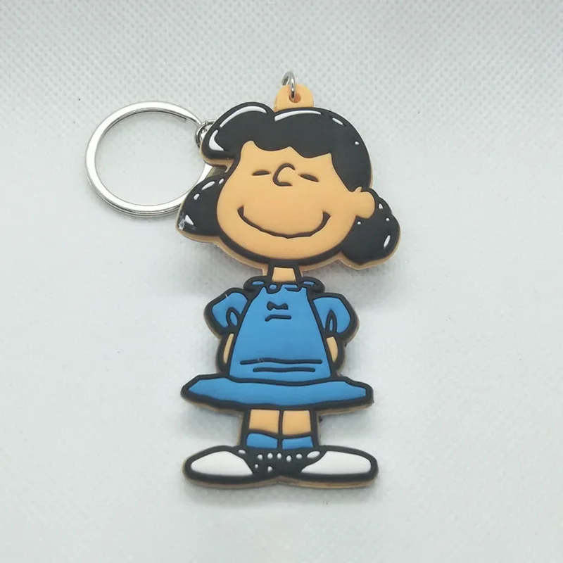 Snoopy Charlie Woodstock Key Chain Mobile Phone Chain Keyring Student Gift Cute Cartoon Bag Pendant Lanyard Decor Keychain Gift