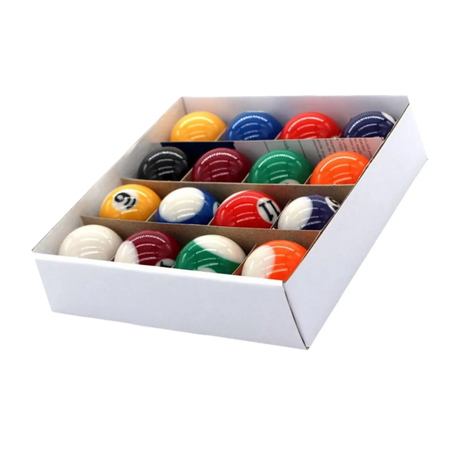 16PCS Resin Children Billiard Ball Toy, Billiard Balls Mini Billiards Pool Ball Set for Children Small Pool Cue Balls Set