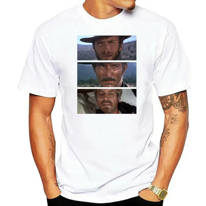 The Good The Bad And The Ugly T Shirt Italo Western Eastwood Cowboy Us Clint