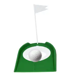 Putting Cup Golf Green Holes Outdoor Indoor With Flags Easy Using Backyard Golfing Accessories For Office Home Garden Market