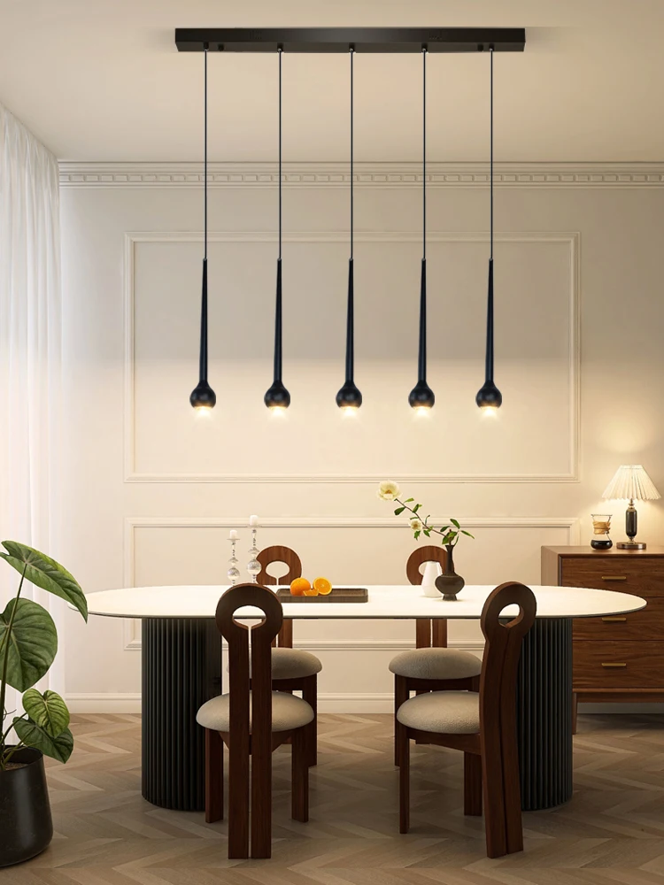 

Modern LED Drip Style Restaurant Pendant Light Suitable For Bar Counter Hanging Kitchen Chandelier Bedside Decorative Light