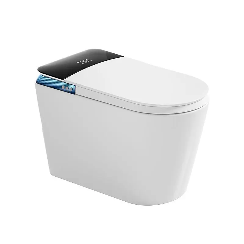 

Smart Toilet Fully Automatic Butt Washing Integrated Type No Water Pressure Limit Instant Heat Foam Shield Hidden Water Tank Toi
